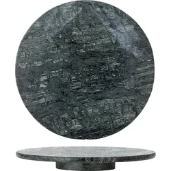 Nuni Servierplatte 36 cm, grüner Marmor