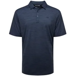 TRAVISMATHEW Polo The Heater, indigo/schwarz