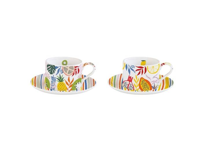 Easy Life Kaffeetasse Coffee Mania mehrfarbig Porzellan 0.24 l