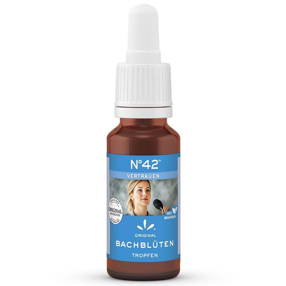 Bachblüten Nr.42 Vertrauen Tropfen 20 ml zum Einnehmen