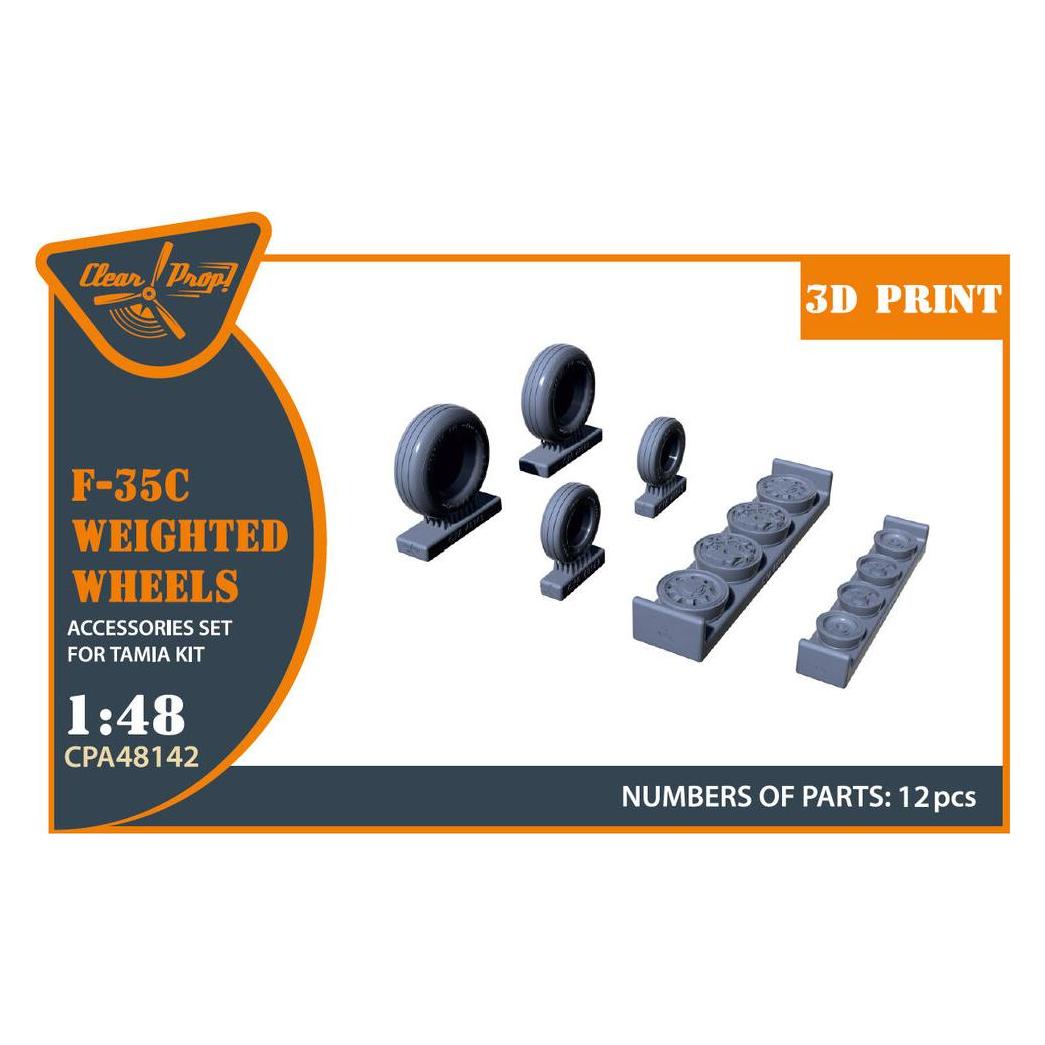 Clear Prop Accessories F-35?? wheel set (CPA48142)