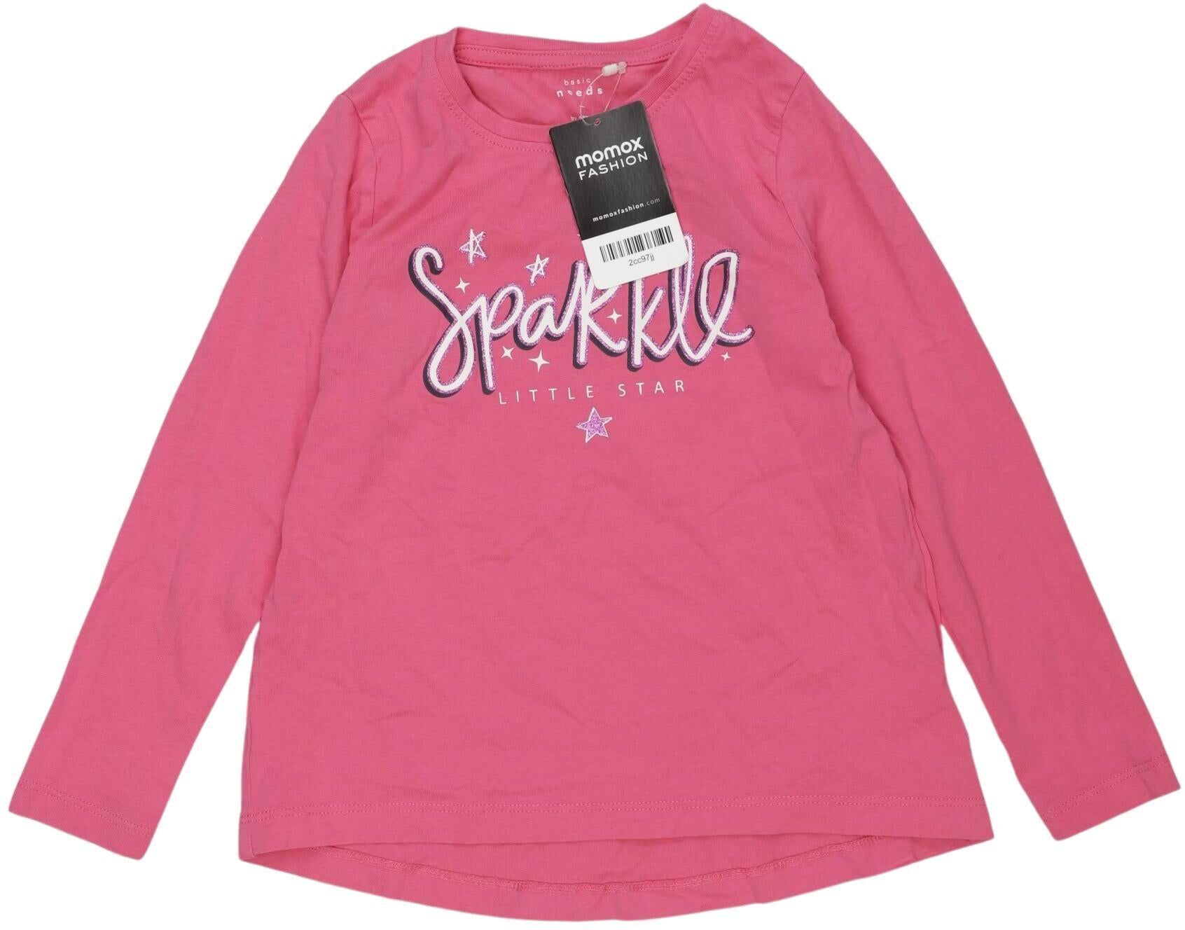 name it Mädchen Langarmshirt, Pink, Gr. EU 116, Baumwolle - Second Hand