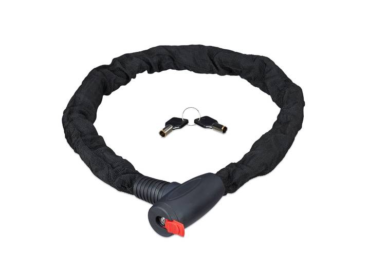 Kettenschloss SECURE 100cm Schwarz