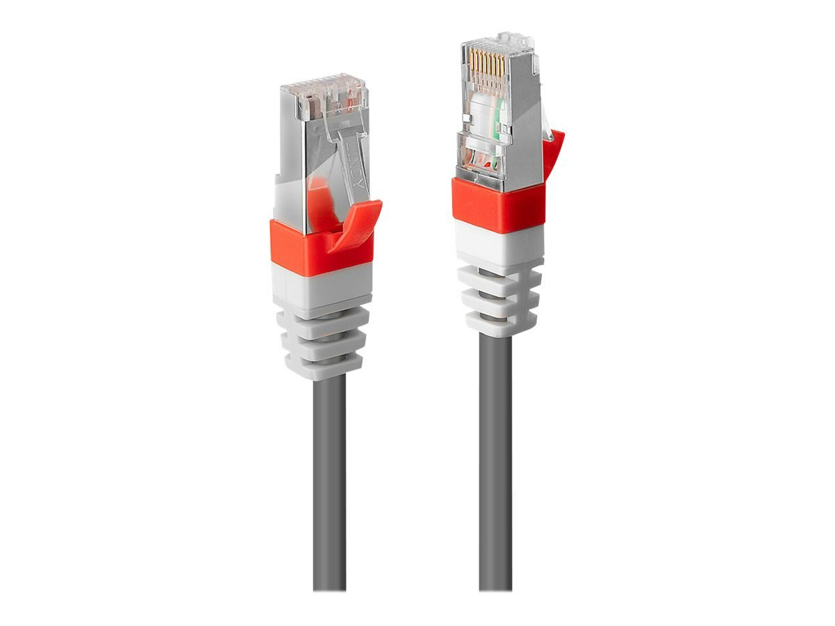 Lindy Cat6A Kabel, grijs, 3,00 m