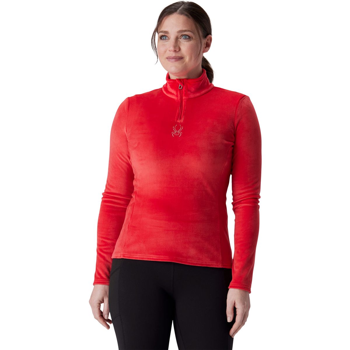 Spyder Shimmer BUG 1/2 Zip spyder red (SPR) XL 38B013603-SPR-XL