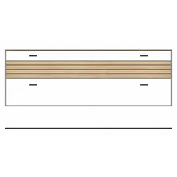Wohnconcept Fresno Hänge-TV-Lowboard 40 C5 HW 32