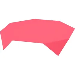 100x DUNI Bio Dunicel®-Mitteldecke 84 x 84 cm Rot
