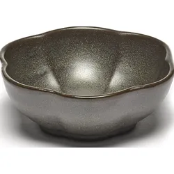 Inku Ribbed Schalen 11 cm, dunkelgrün, 4 St.