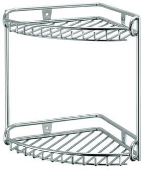 Empire Industries Empire Tivoli Stainless Steel Double Corner Wire Bakset