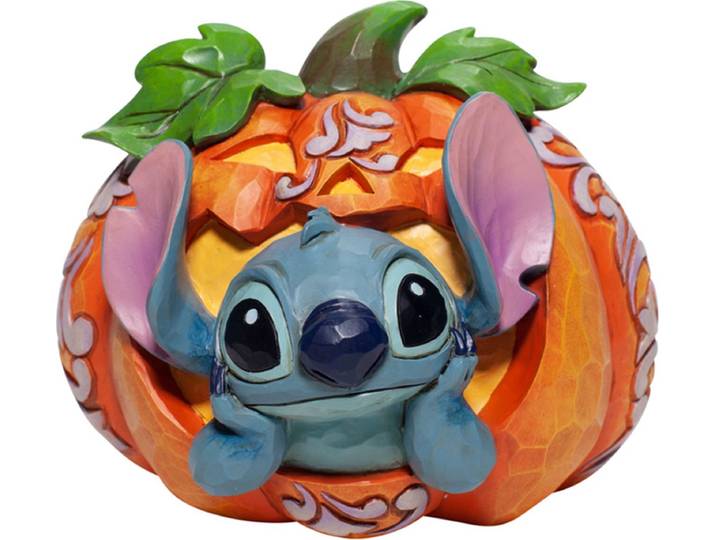 Disney Traditions Beeldje Stitch O'Lantern 10x16 cm