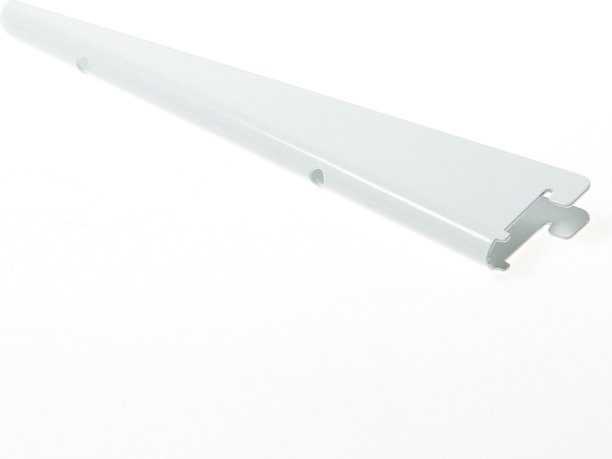 Element System Drager dubbel 1-haaks sys 32 staal wit 22cm 10202-00019