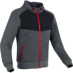 Segura Pulsor, Textiljacke - Grau/Schwarz/Rot - XXL