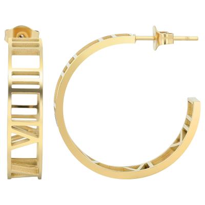 Paar Ohrhänger ADELIA´S "Ohrringe aus Edelstahl", Damen, Gr. Damen, Edelstahl, gold (silber), Ohrringe, Schöne Geschenkidee zum einen besonderen Tag