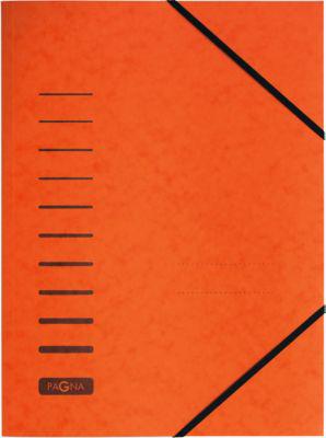 PAGNA Eckspannmappe, DIN A4, Gummizugverschluss, orange