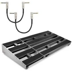 D'Addario Daddario XPND-02 Pedalboard mit 2x Patchkabel (Pedalboard), Zubehör Instrumente