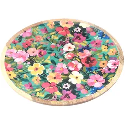 Teller FLOWER (D 15 cm) - bunt - D 15 cm