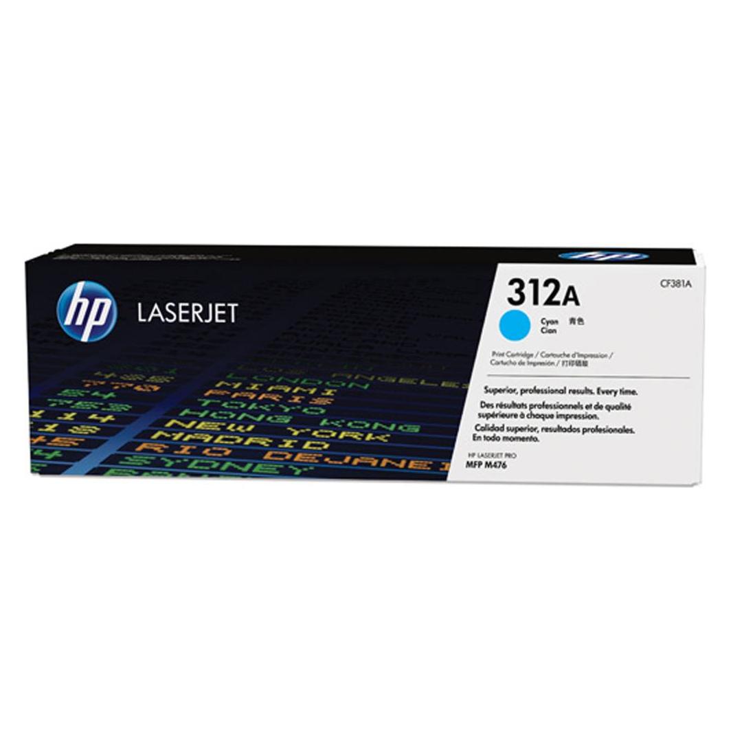 HP CF381A (312A), Color LaserJet Druckkassette cyan, ca. 2.700 Seiten (CF381A)