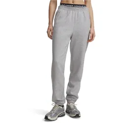 UNDER ARMOUR Unstoppable Fleece Fitness Trainingshose Damen 011 - mod gray light heather/mod gray L