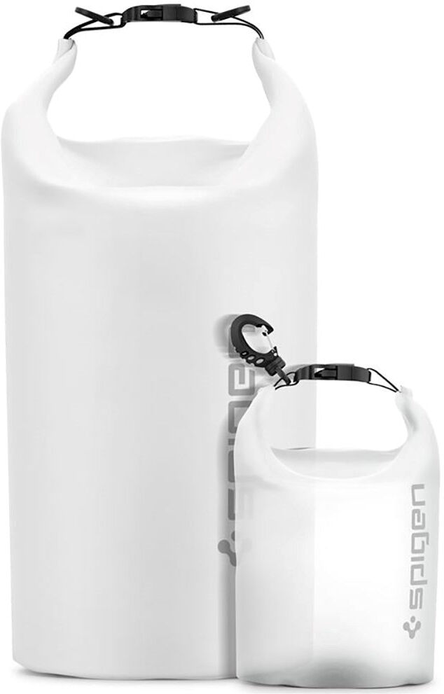 Spigen A630 Aqua Shield Vandtætte Tasker - Hvid / Gennemsigtig