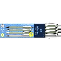 Schneider Schreibgeräte Slider Rave XB Trend 25, Box 4 Stück sortiert 132664 Kugelschreiber Schreibfarbe: Blau 4 St.