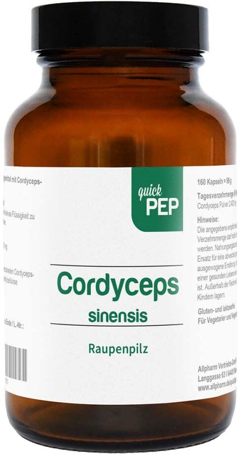 ALLPHARM Quickpep Cordyceps Kapseln 160stk