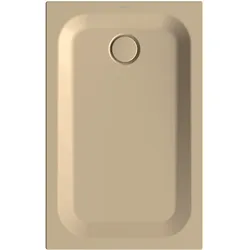 BetteUltra Rechteck-Duschwanne mit BetteGlasur Plus, 1100x700x35mm, 8725-003PLUS, Farbe: Bahamabeige