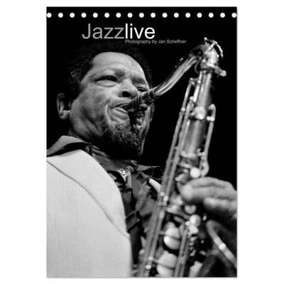 Jazz live (Tischkalender 2027 DIN A5 hoch), CALVENDO Monatskalender