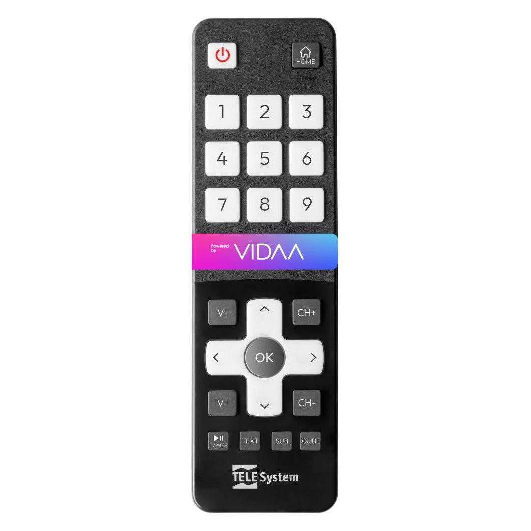 Telesystem Einfache TV-Fernbedienung (Gerätespezifische Fernbedienung, Infrarot) (58035024)