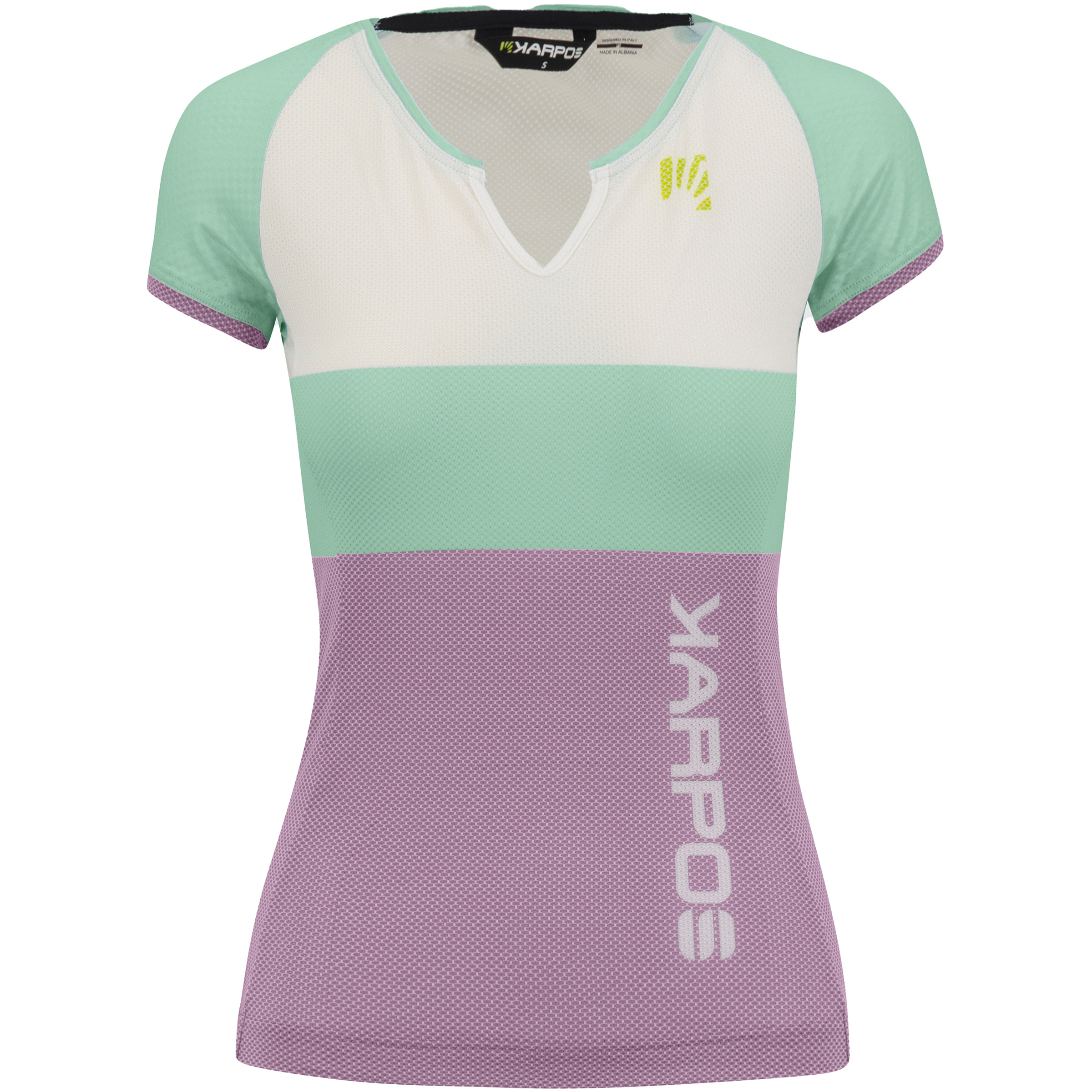 Karpos Moved Evo Damen T-Shirts mehrfarbig Größe XS Trailrunning | Laufen Hautfreundlich Polartec