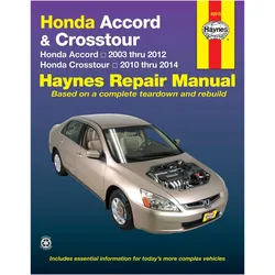 Haynes Honda Accord & Crosstour Automotive Repair Manual, Ratgeber von Haynes Publishing