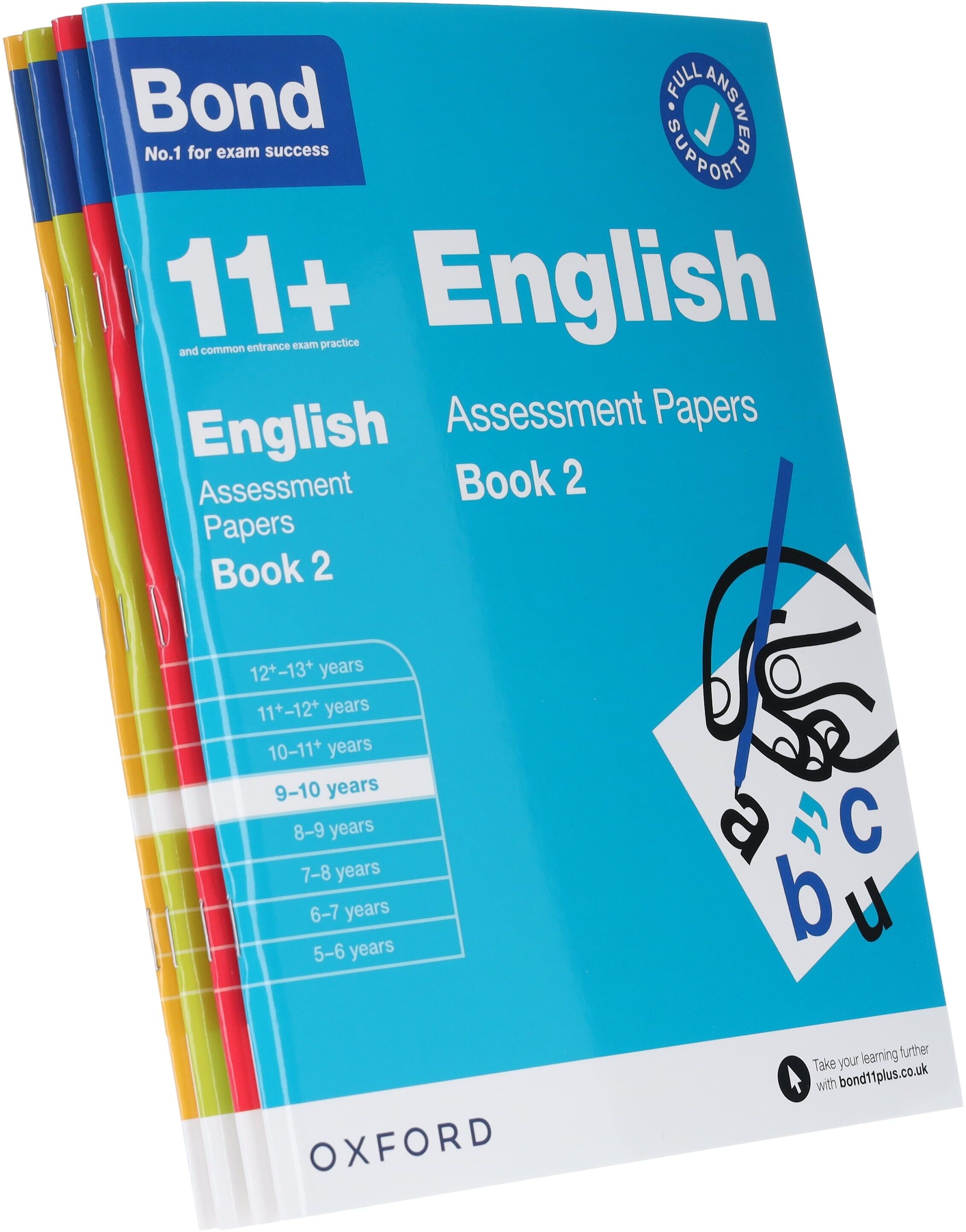 Bond 11+ Assessment Papers Book 2 (9-10 Years) 4 Books Collection by Oxford - Paperback Oxford University Press