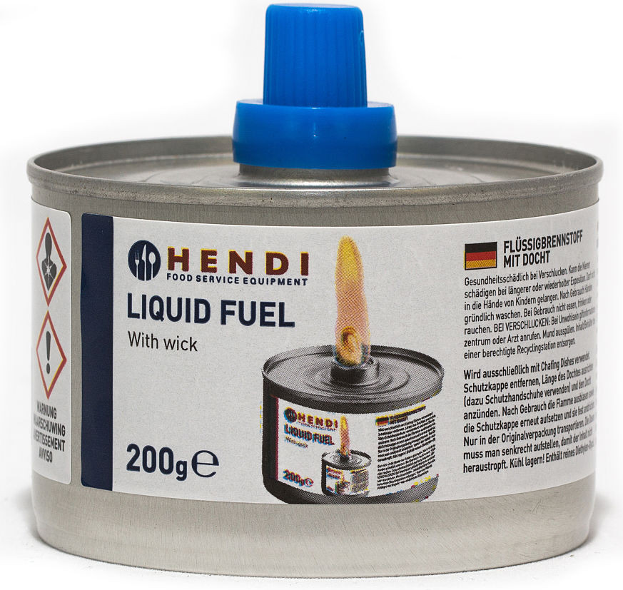 Hendi vloeibare brandstof met lont