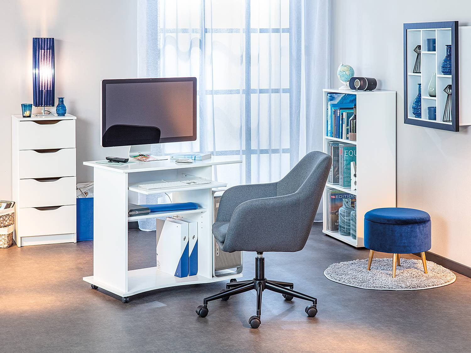 home24 Ladekastje Westphalen wit modern mdf