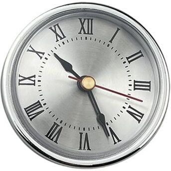 Daily Discovery Round Clock Insert With Roman Numerals Gold Silver Clock Replacement Insert For DIY Clock Projects silver