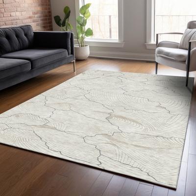 Addison Rugs Machine Washable Indoor/ Outdoor Abstract Crackle Chantille Rug