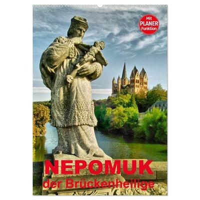 Nepomuk - Der Brückenheilige (Wandkalender 2027 DIN A2 hoch), CALVENDO Monatskalender