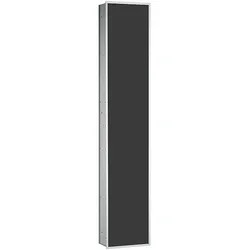 Emco Asis Modul 300 Schrankmodul 972027513 aluminium/schwarz, 1 Tür, Unterputzmodell