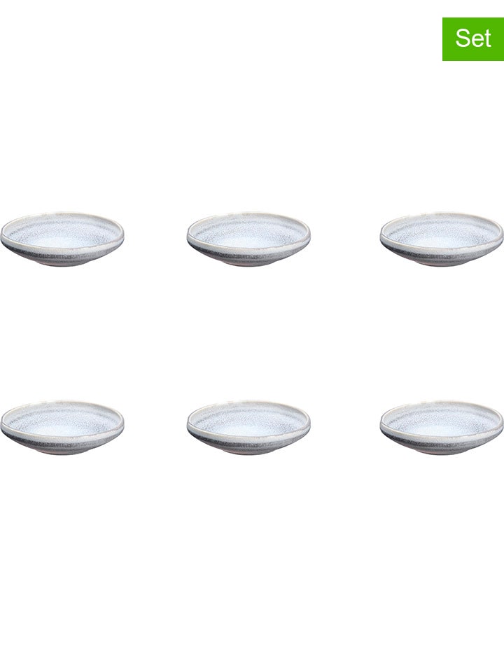 Björn 6er-Set: Schalen "Stone" in Grau - Ø 11,5 cm - onesize
