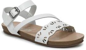 Blowfish Malibu Giddy Up-K (Girls' Toddler-Youth) Casual Shoes in White, Size 2 Youth M, Synthetic