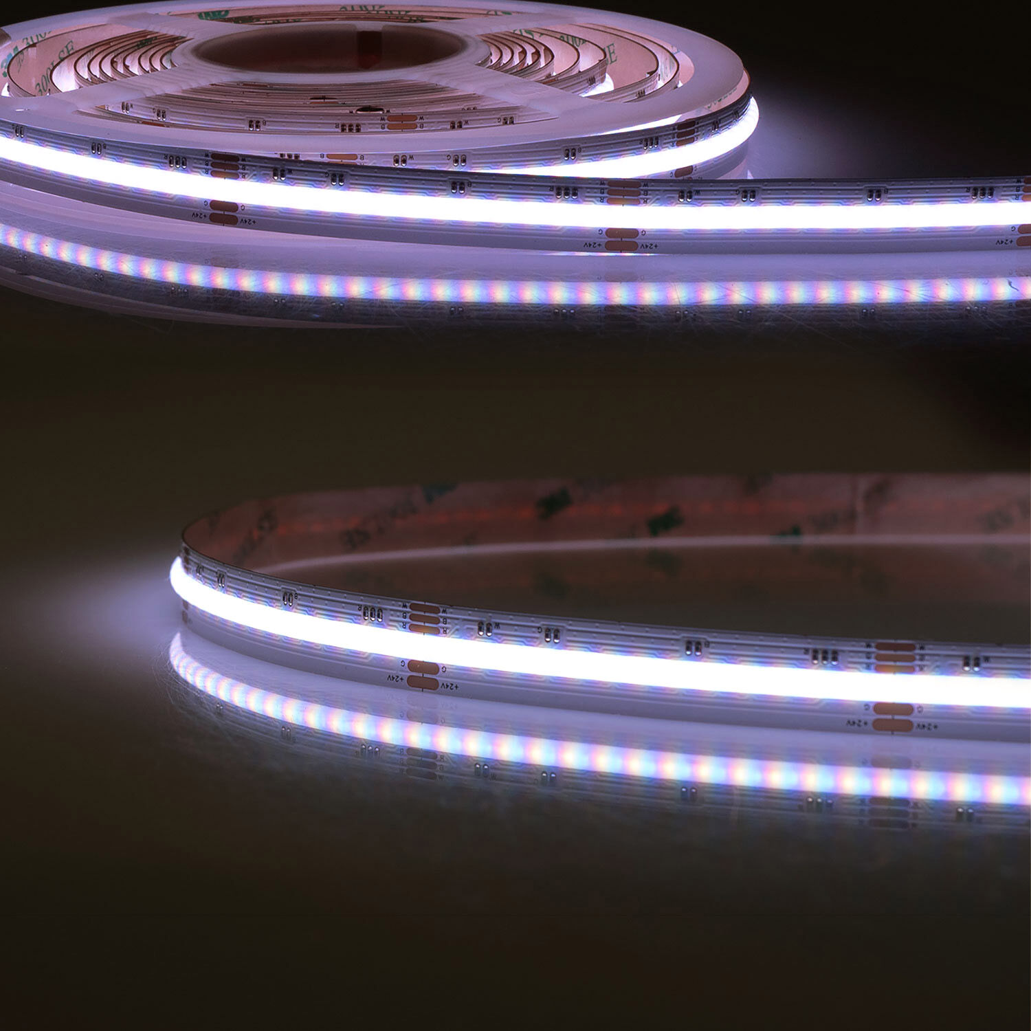 Isoled Led Aqua Cob Rgb Linear Flexband, 24v, 14,4w, Ip68, 840 Led/m