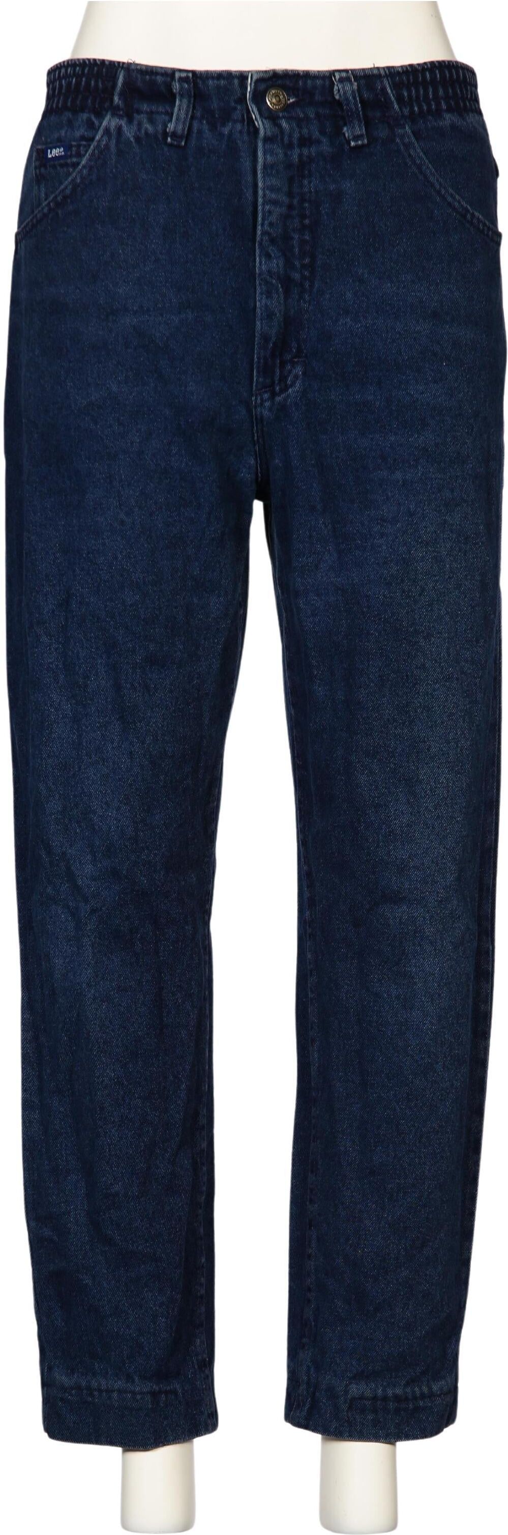 Lee Damen Jeans, Marineblau, Gr. XXL (US 14), Baumwolle - Second Hand