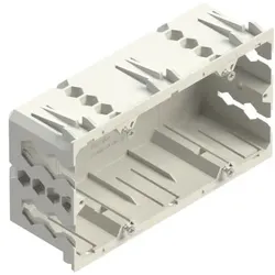 Niedax Geräteeinbaudose GDM 50-2 zweifach verkehrsweiß 50mm