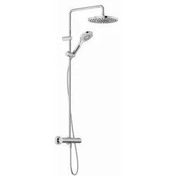 Kludi DIVE Dive X 3S Thermostat-Dual-Shower-System 6906705-00 mit Handbrause, chrom
