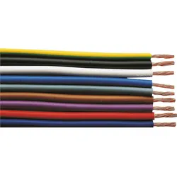 Kunststoffisolierte Leitung H07V-K, 1,5 qmm, weia, Rolle a 100m