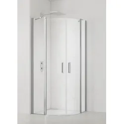 SAT Fusion Duschkabine Viertelkreis 90x90 cm SATFUSP90CRT