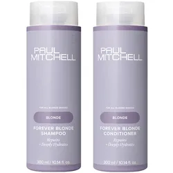 600ml Paul Mitchell Blonde Forever Blonde Mini-Set (Shampoo 300ml + Conditioner 300ml)