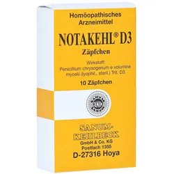 Notakehl D 3 Zäpfchen 10 St