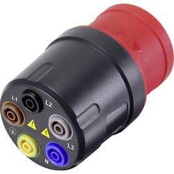 VOLTCRAFT VMA-3L 16 Messadapter CEE-Stecker 16 A 5polig - Buchse 4 mm Dunkelgrau, Rot VC-8466255