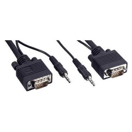 Bachmann VGA Kabel mit Miniklinke 5m (918.068) (5 m) (918.068)