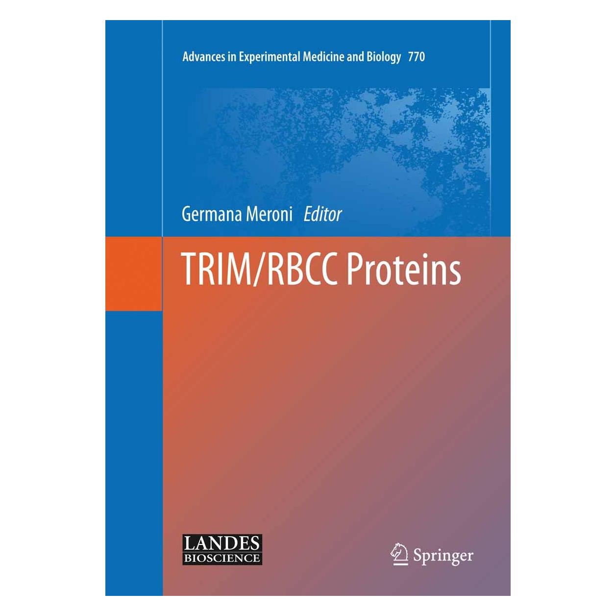 Springer TRIM/RBCC Proteins (Englisch, Hardcover, Germana Meroni) (9781461453970)